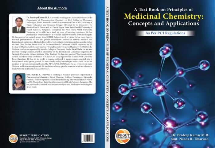 A Text Book on Principles of Medicinal Chemistry: Concepts and Applications