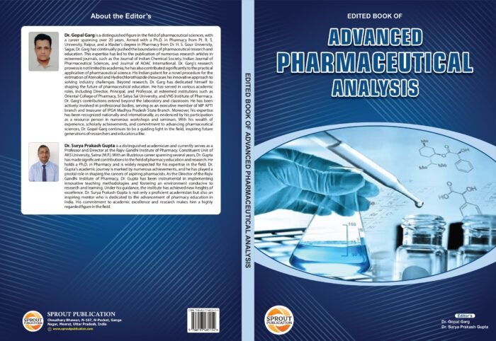 Edited Book of Advanced Pharmaceutical Analysis
