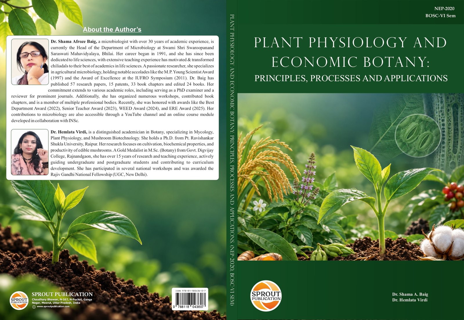 Plant Physiology and Economic Botany: Principles, Processes and Applications